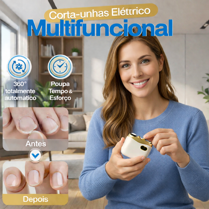 ✨Cortador e polidor de unhas elétrico 2 em 1✨