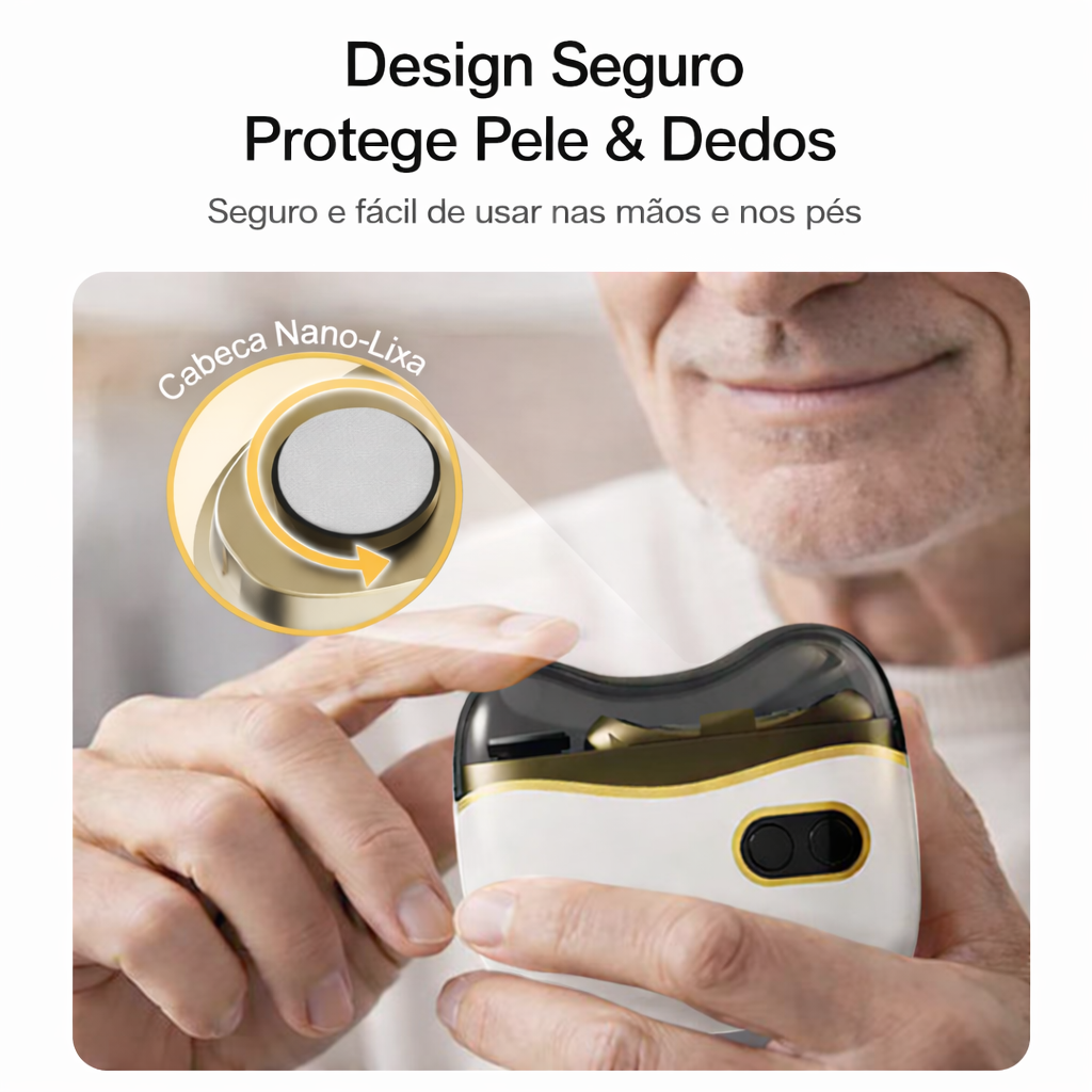 ✨Cortador e polidor de unhas elétrico 2 em 1✨