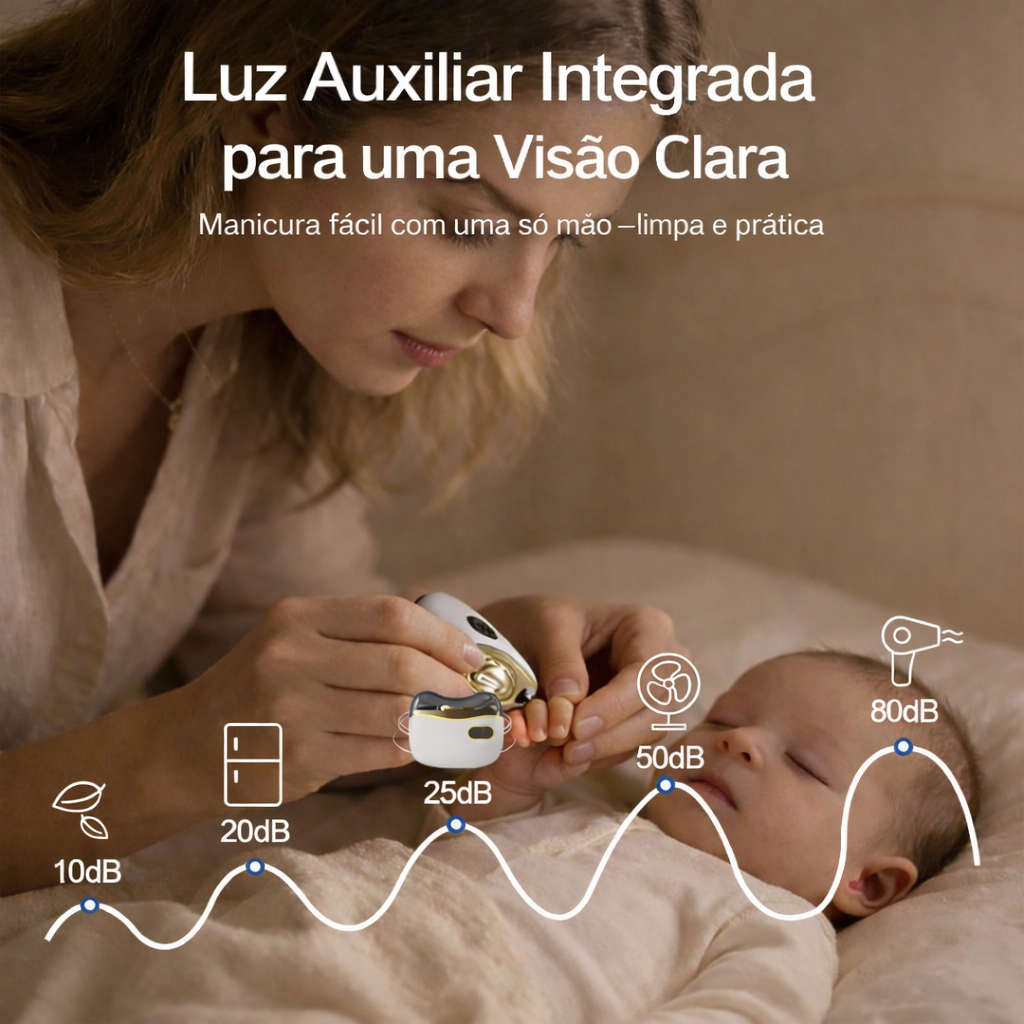 ✨Cortador e polidor de unhas elétrico 2 em 1✨