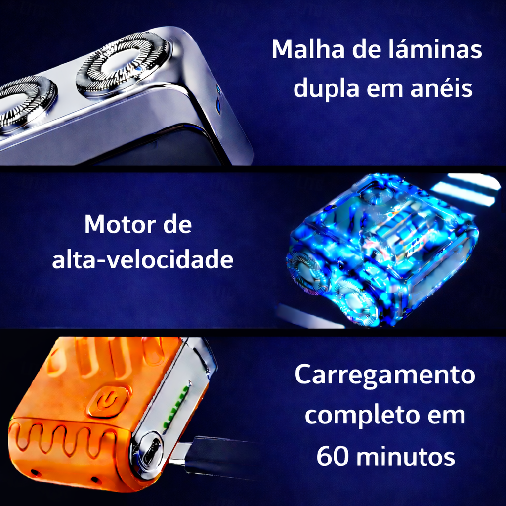 ✨Mini barbeador elétrico à prova de água✨