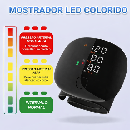 ✨Monitor de pressão arterial de pulso portátil✨